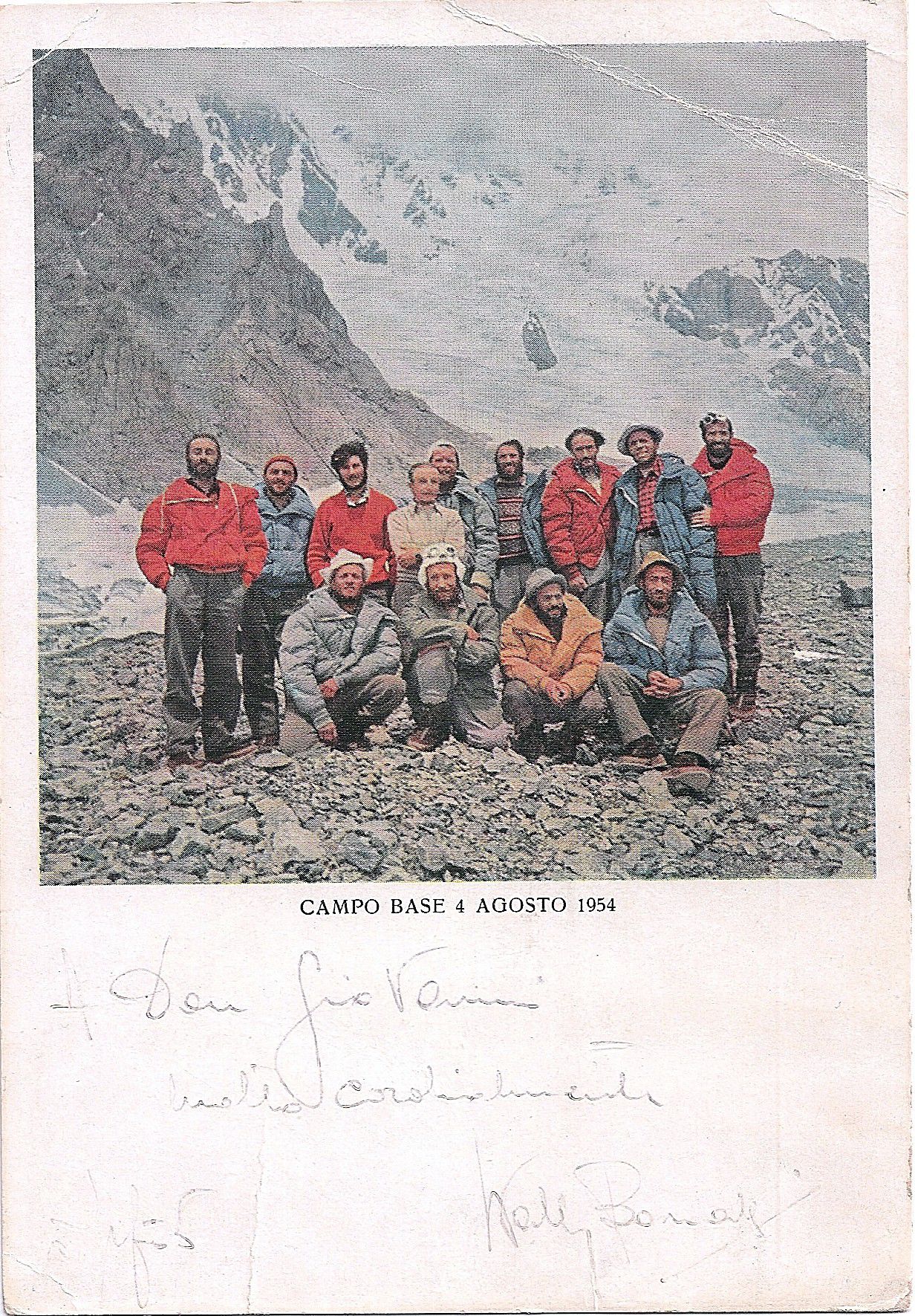 Campo base del K2.   [foto cartolina]